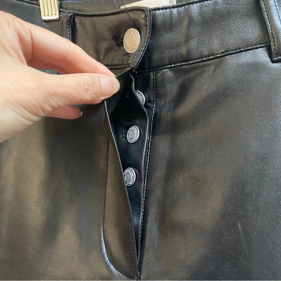 Wilfred Aritzia Modern Vegan Leather High rise Cargo Pants Sz 00 - Picture 8 of 15